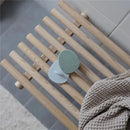 Mushie - Baby Bath Cradle Cap Brush for Dry Skin, Eczema Treatment, 2 Pack, Natural/Cambridge Blue Image 8