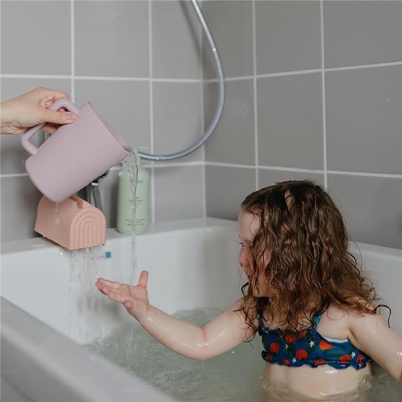 Mushie - Baby Bath Rinse Cup, Blush Image 3
