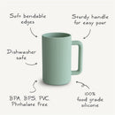 Mushie Bath Rinse Cup - Shifting Sand Image 8