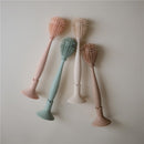 Mushie Silicone Baby Bottle Brush - Natural Image 3