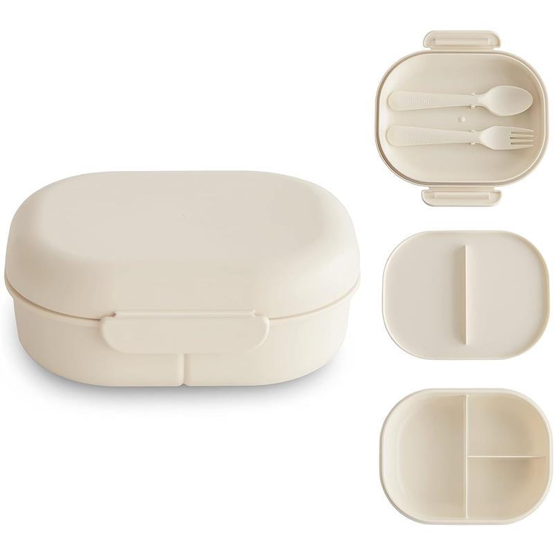 Mushie - Bento Lunch Box, Ivory Image 1