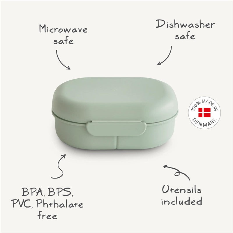 Mushie Bento Lunch Box - Ivory Image 8