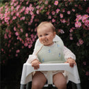 Mushie Silicone Baby Bib - Bluey Sage Image 6