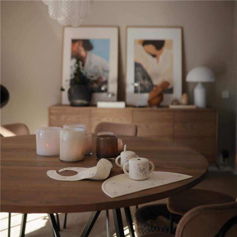 Mushie - Bluey X Mushie Silicone Baby Bib, Bluey Sage Image 7