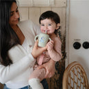 Mushie - Bluey X Mushie Silicone Training Cup + Straw, Bluey Ivory Image 6