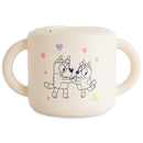 Mushie - Bluey X Mushie Snack Cup, Bluey Ivory Image 1