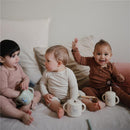 Mushie - Bluey X Mushie Snack Cup, Bluey Ivory Image 7