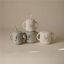 Mushie - Bluey X Mushie Snack Cup, Bluey Sage Image 5