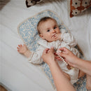 Mushie Changing Pad Liners - 3 Pack - Blue Flowers Combo Image 4