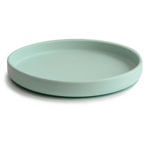 Mushie Classic Silicone Suction Plate - Cambridge Blue Image 2