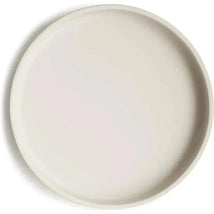Mushie - Classic Silicone Suction Plate, BPA-Free Non-Slip Design, Ivory Image 1