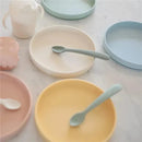 Mushie - Classic Silicone Suction Plate, BPA-Free Non-Slip Design, Natural Image 4