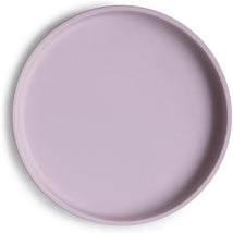 Mushie - Classic Silicone Suction Plate, BPA-Free Non-Slip Design, Soft Lilac Image 1