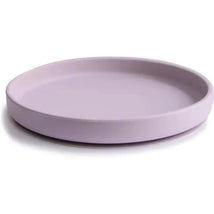 Mushie - Classic Silicone Suction Plate, BPA-Free Non-Slip Design, Soft Lilac Image 2