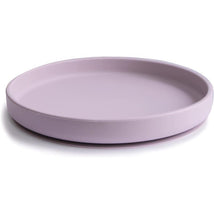 Mushie - Classic Silicone Suction Plate, BPA-Free Non-Slip Design, Soft Lilac Image 2