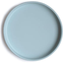 Mushie - Classic Silicone Suction Plate, Powder Blue Image 1