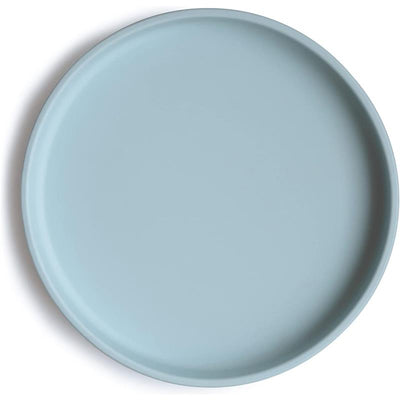 Mushie - Classic Silicone Suction Plate, Powder Blue Image 1