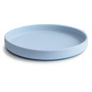 Mushie Classic Silicone Suction Plate - Powder Blue Image 2