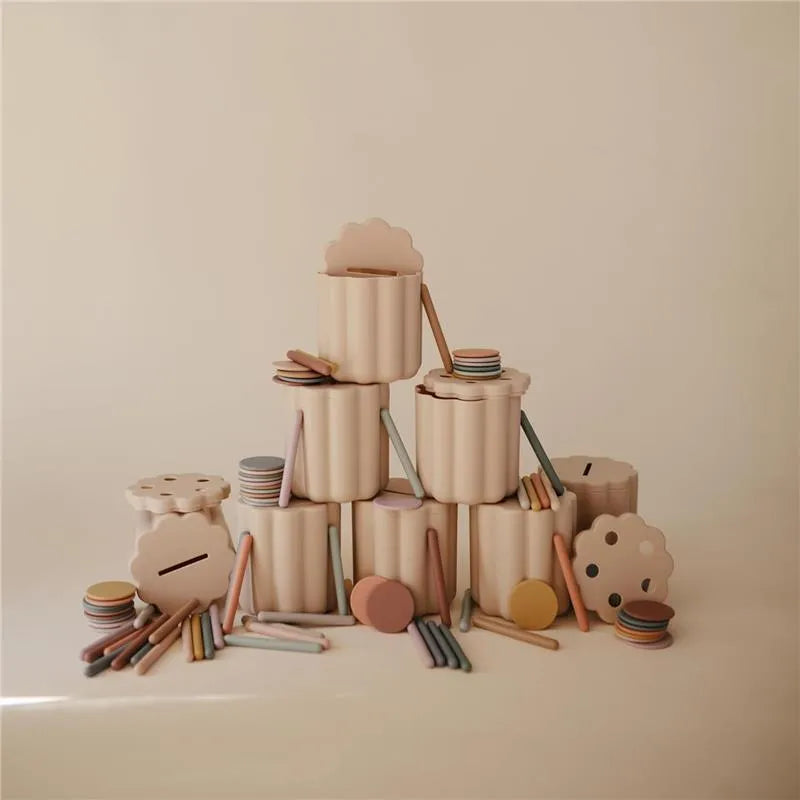 Mushie - Coin & Tube Sorting Set Image 4