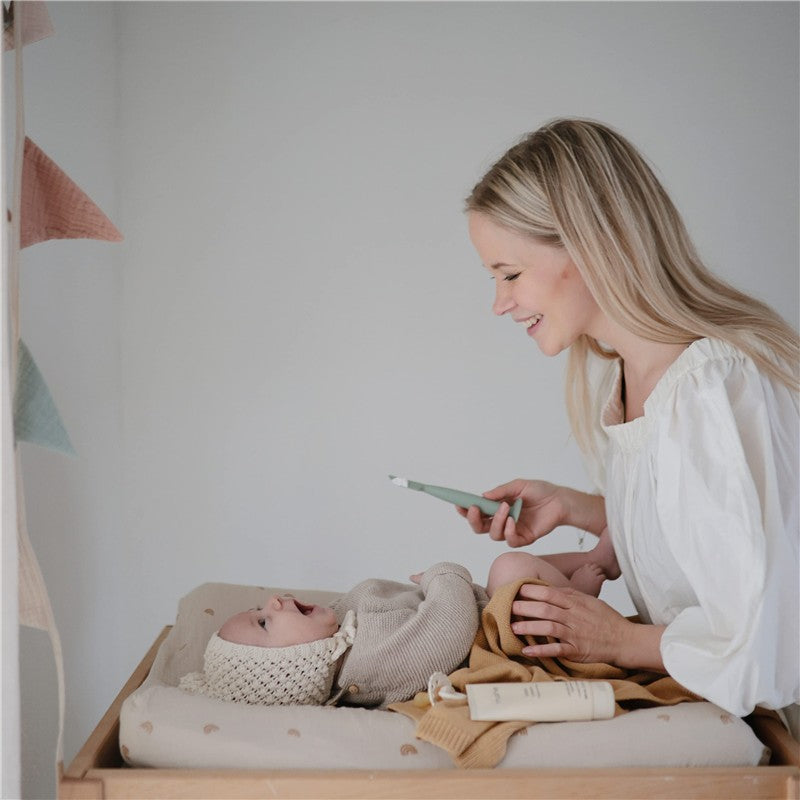 Mushie Silicone Diaper Cream Applicator - Natural Image 5