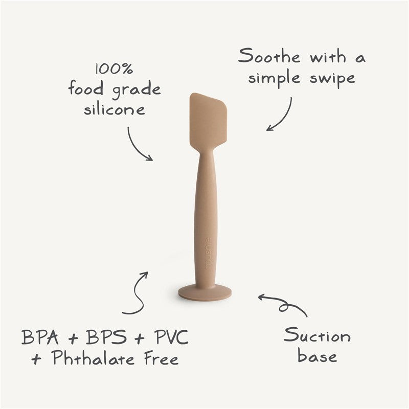 Mushie Silicone Diaper Cream Applicator - Natural Image 8
