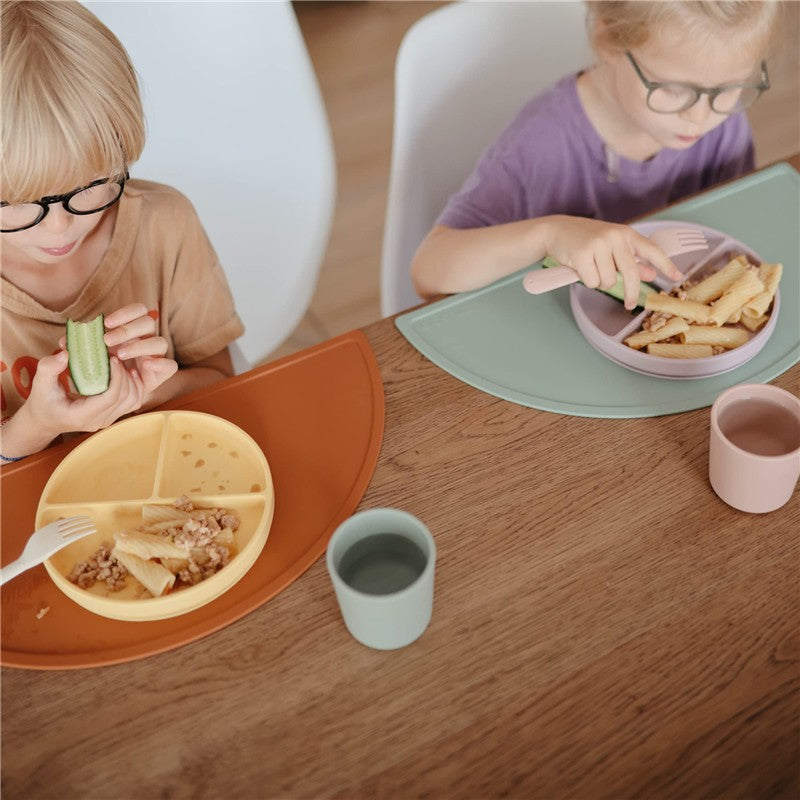Mushie Silicone Dinnerware Cup Set 2 Pack - Sage Image 3