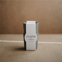 Mushie Silicone Dinnerware Cup Set 2 Pack - Smoke Image 2