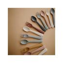 Mushie - Dinnerware Fork And Spoon Set (Blush) Image 3
