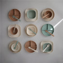 Mushie Silicone Dinnerware Fork & Spoon Set - Sage Image 6