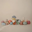 Mushie - Dino Mold Free Bath Play Set, 4 Pack Image 6