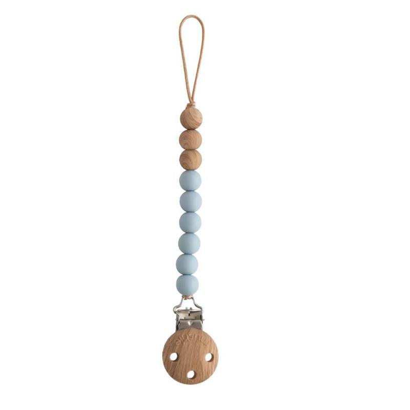 Mushie - Eva Silicone Pacifier Clip, Cloud Image 1