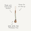 Mushie Eva Pacifier Clip - Cloud Image 9