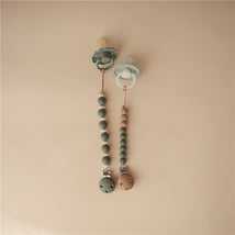 Mushie Eva Pacifier Clip - Dried Thyme Image 2