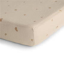 Mushie Extra Soft Organic Muslin Crib Sheet - Rainbow Image 2