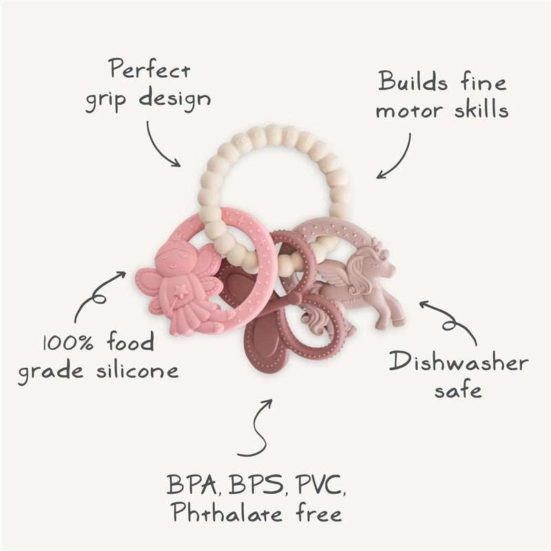Mushie Fairy Teething Ring Image 2