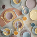 Mushie Silicone Dinnerware Fork & Spoon Set - Pale Daffodil Image 5