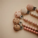 Mushie Silicone Pacifier Clip Hera - Blush Image 7