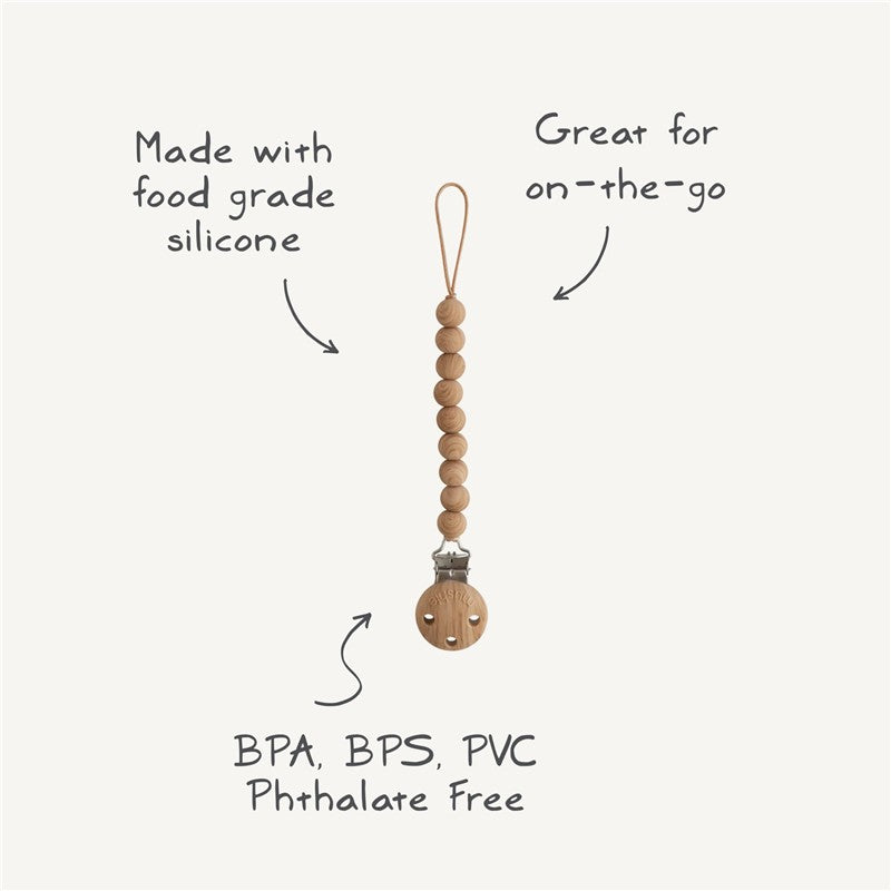 Mushie Silicone Pacifier Clip Hera - Blush Image 9