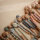 Mushie Silicone Pacifier Clip Hera - Stone Image 5