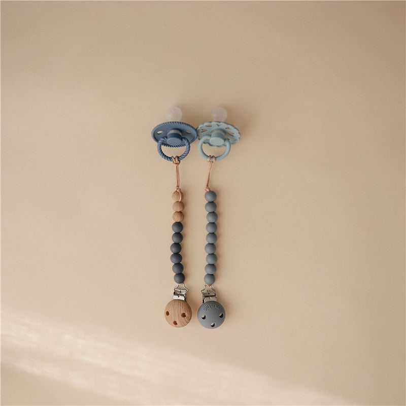 Mushie Silicone Pacifier Clip Hera - Tradewinds Image 2
