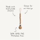 Mushie Silicone Pacifier Clip Hera - Tradewinds Image 9