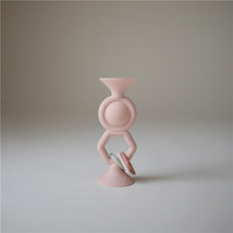 Mushie Silicone Hexapop Suction Toy - Blush Image 2