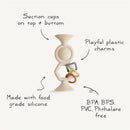 Mushie Silicone Hexapop Suction Toy - Blush Image 8