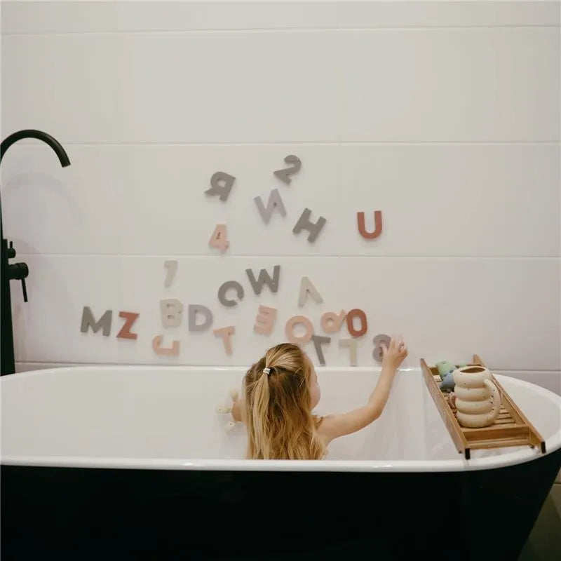 Mushie - Letters And Numbers Bath Play Set (Original) Image 3
