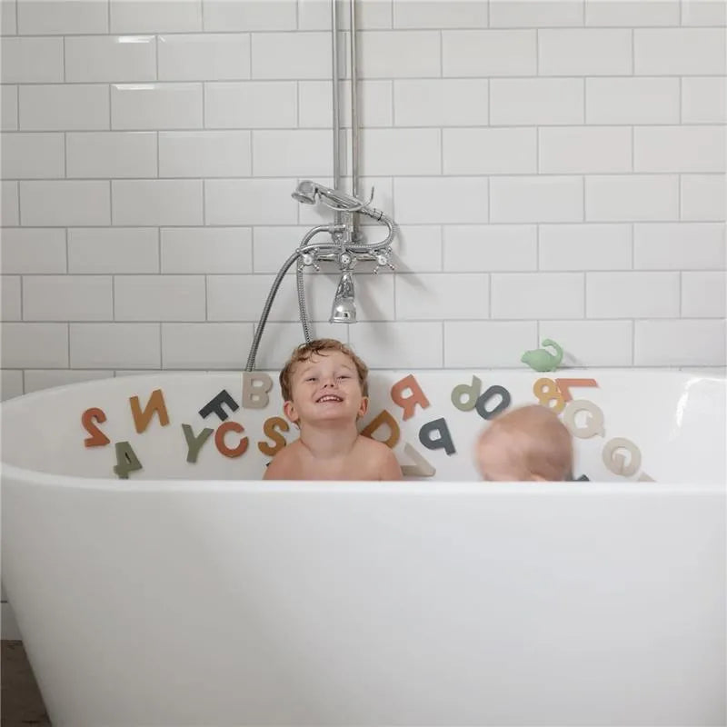 Mushie - Letters And Numbers Bath Play Set (Sol) Image 4