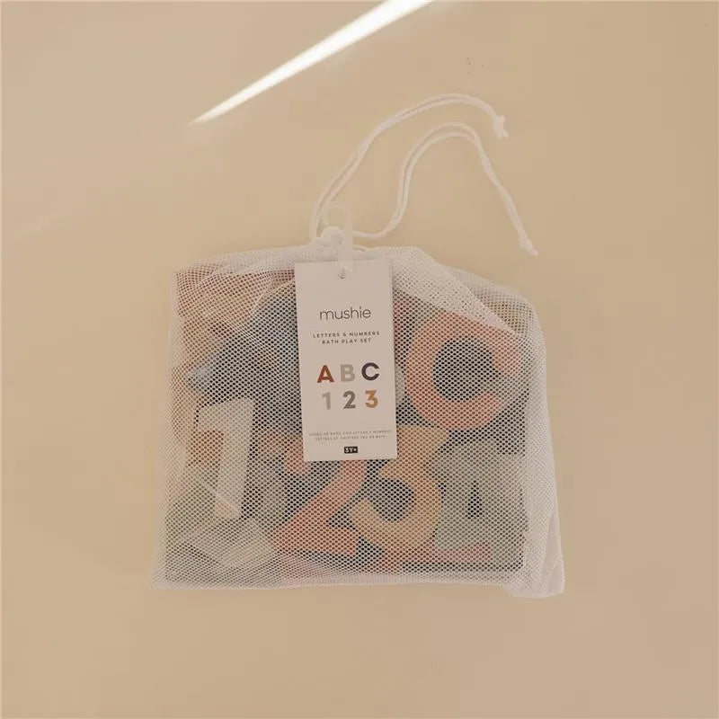 Mushie - Letters And Numbers Bath Play Set (Sol) Image 8