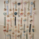 Mushie Linen Pacifier Clip 2-Pack - Blush/Cream Image 8