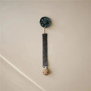 Mushie - Linen Baby Pacifier Clip Holder, Soft Fabric Strap, 2-Pack, Powder BlueDeep Sea Image 3