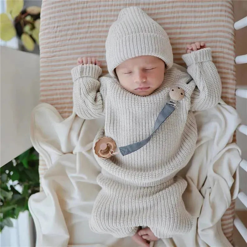 Mushie - Linen Baby Pacifier Clip Holder, Soft Fabric Strap, 2-Pack, Powder BlueDeep Sea Image 7