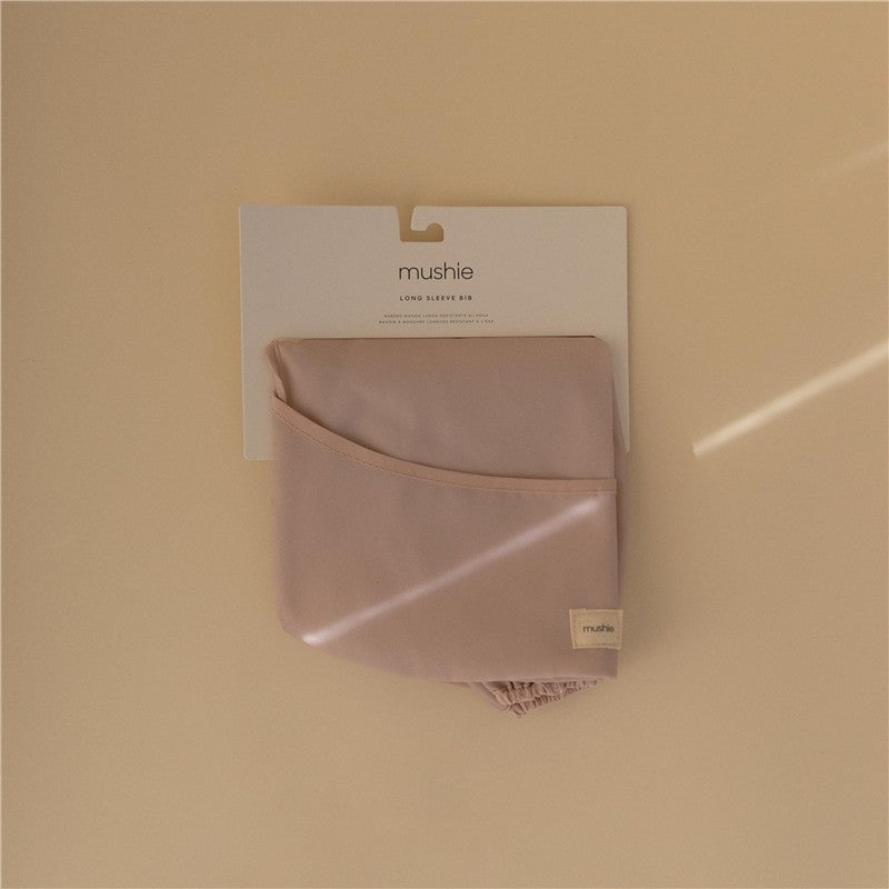 Mushie Long Sleeve Bib - Blush Image 3
